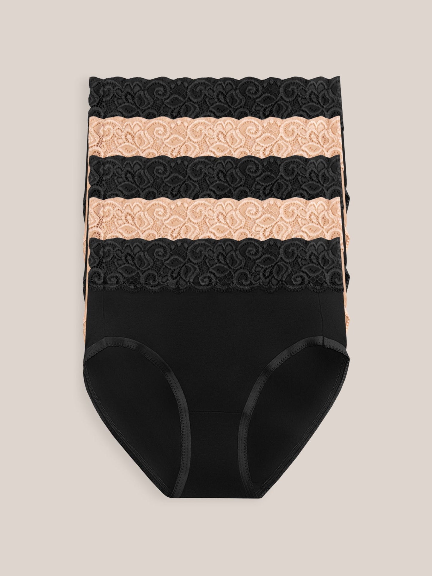 Kindred Bravely High-Waisted Postpartum Underwear Pack Assorted Neutrals