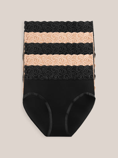 Kindred Bravely High-Waisted Postpartum Underwear Pack Assorted Neutrals