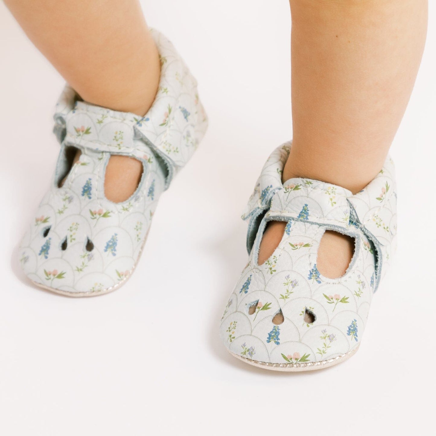 Freshly Picked Tea Cup Mary Jane Baby Shoe