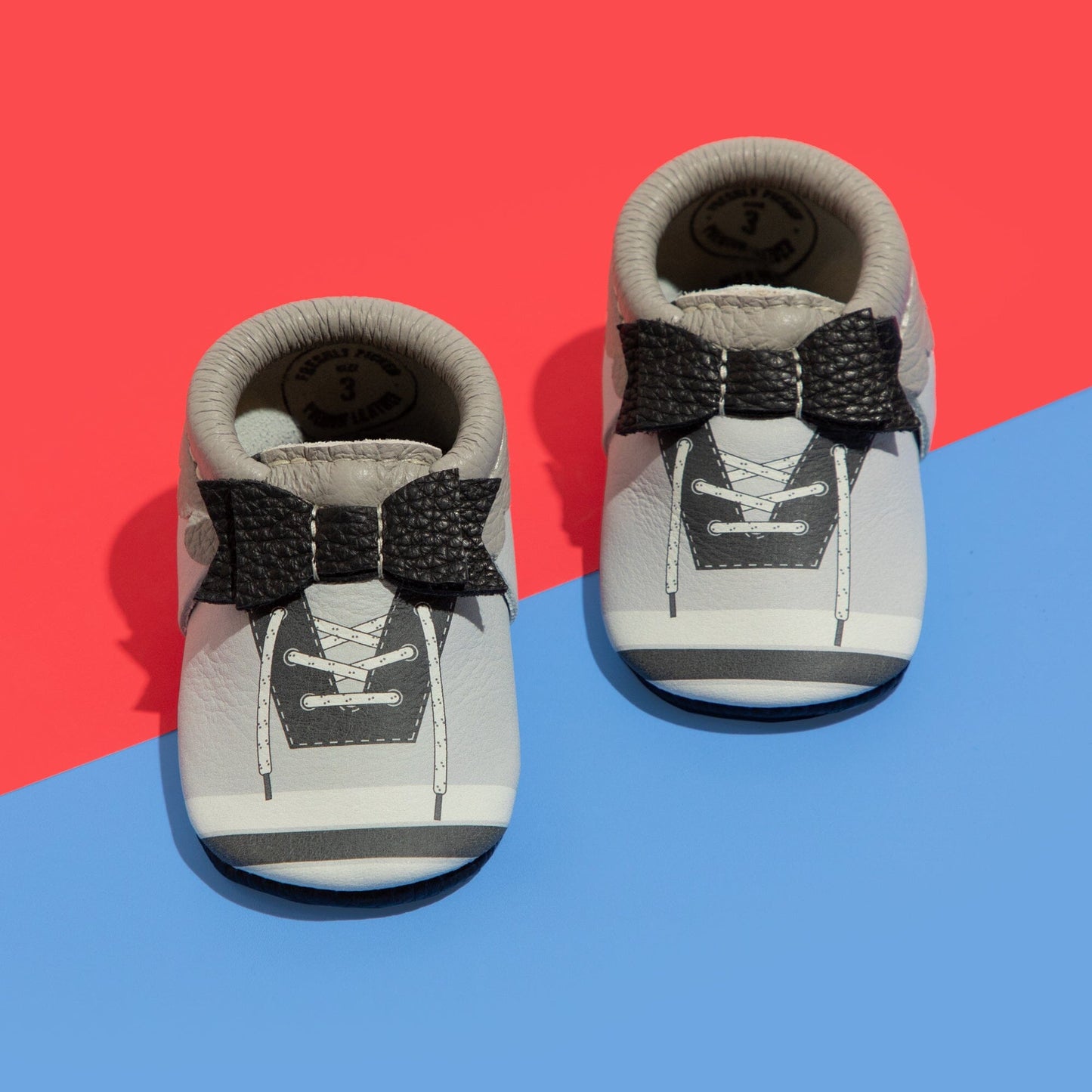 Freshly Picked Ice Ice Baby Bow Baby Shoe