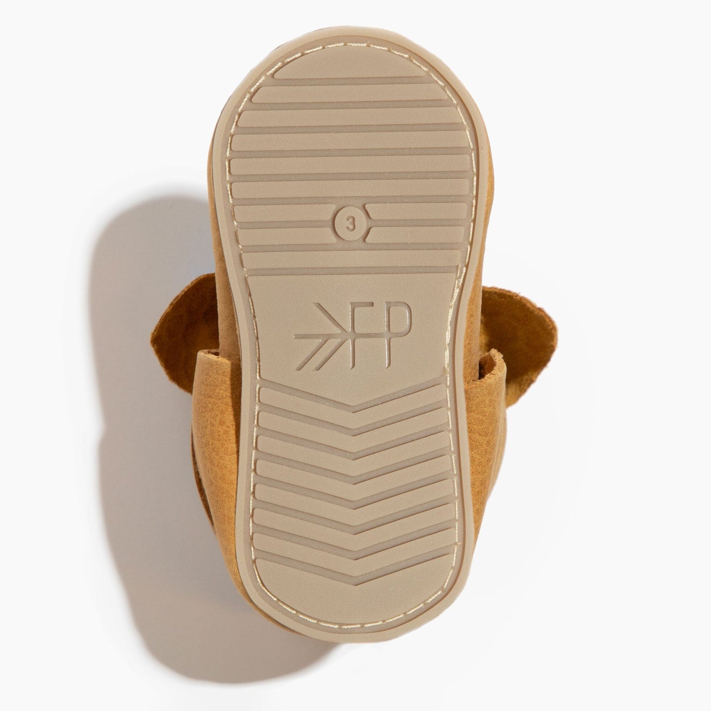 Freshly Picked Honeycomb Knotted Bow Baby Shoe