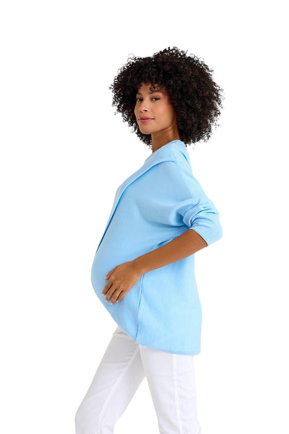 Accouchée Let Loose Crossover Long Sleeve Maternity/Nursing Knit Top