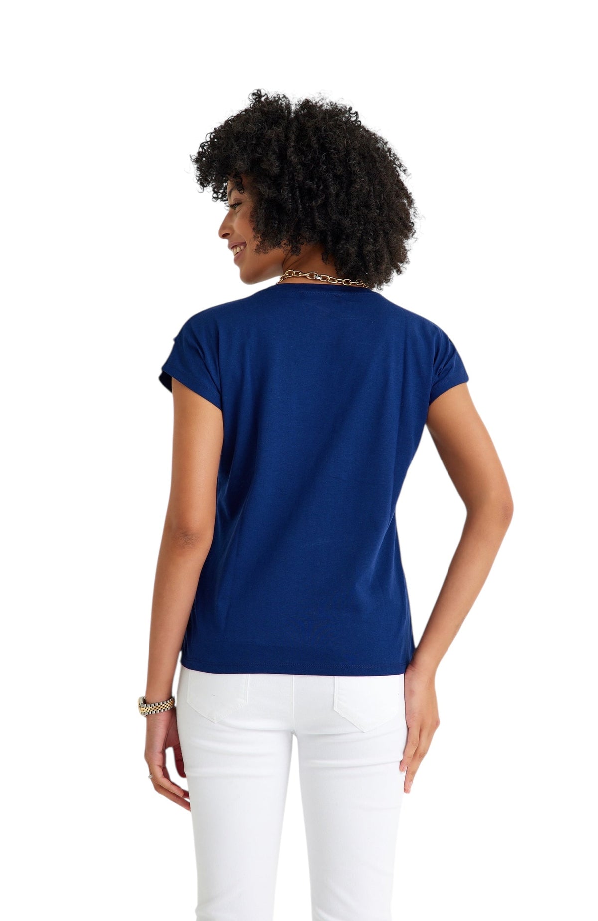 Accouchée Handy Crossover Short Sleeve Cotton Maternity/Nursing Top