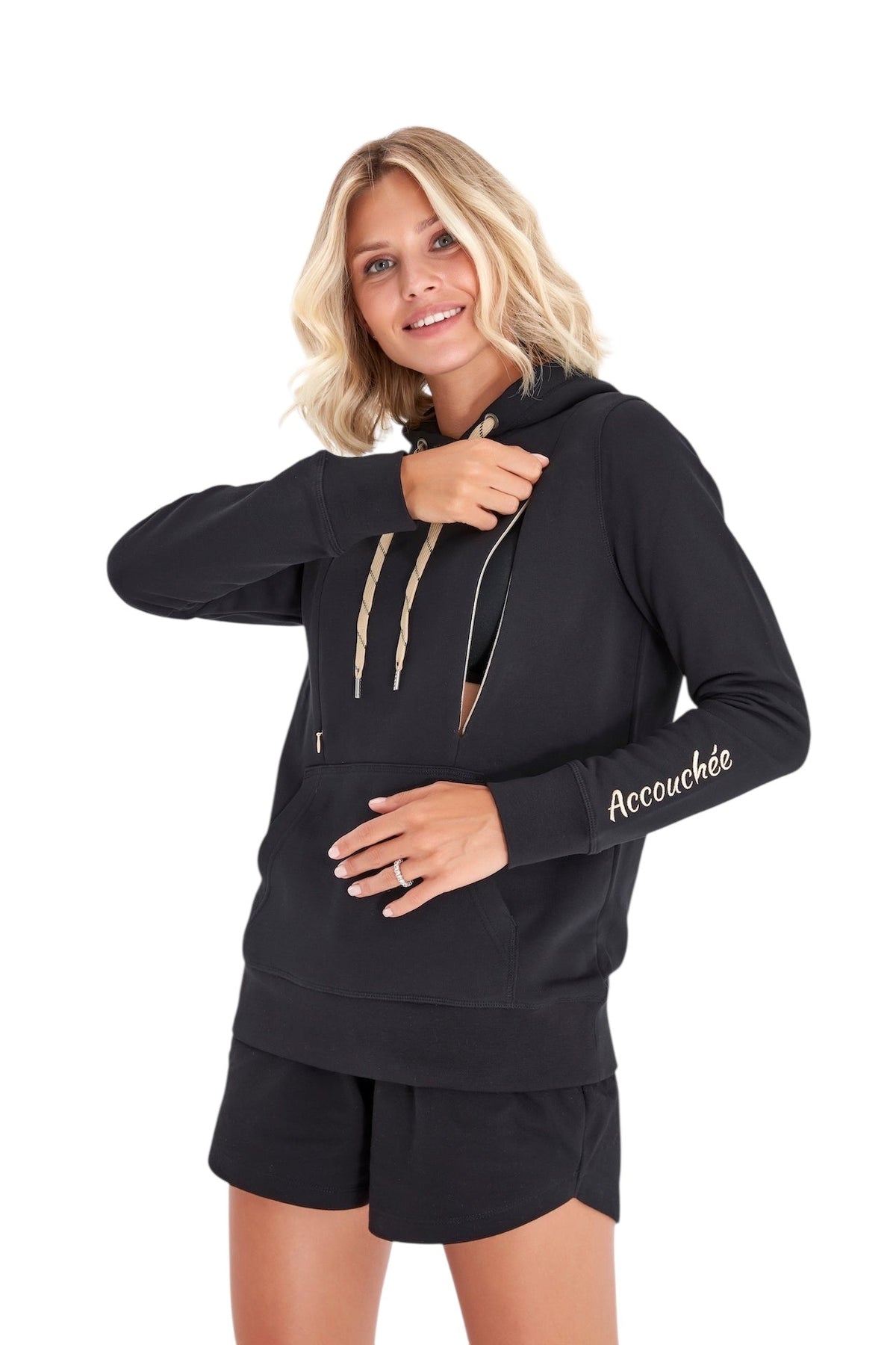 Accouchée Iconic Maternity/Nursing Hoodie