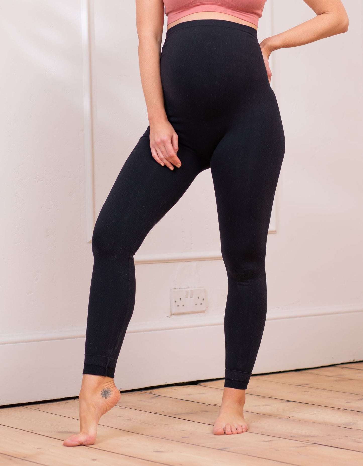 Seamless Over Bump Maternity Leggings