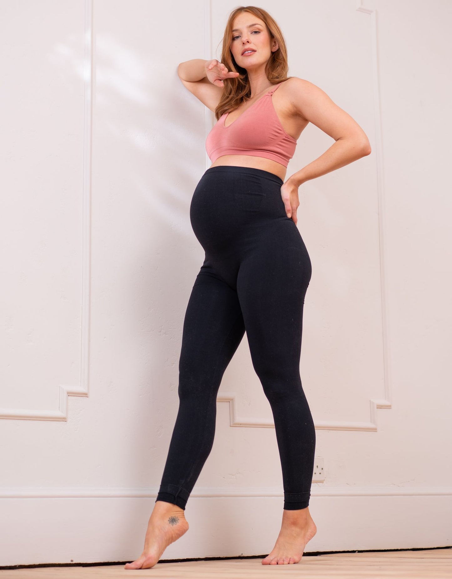 Seamless Over Bump Maternity Leggings