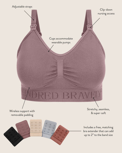 Kindred Bravely Simply Sublime Nursing Bra Twilight