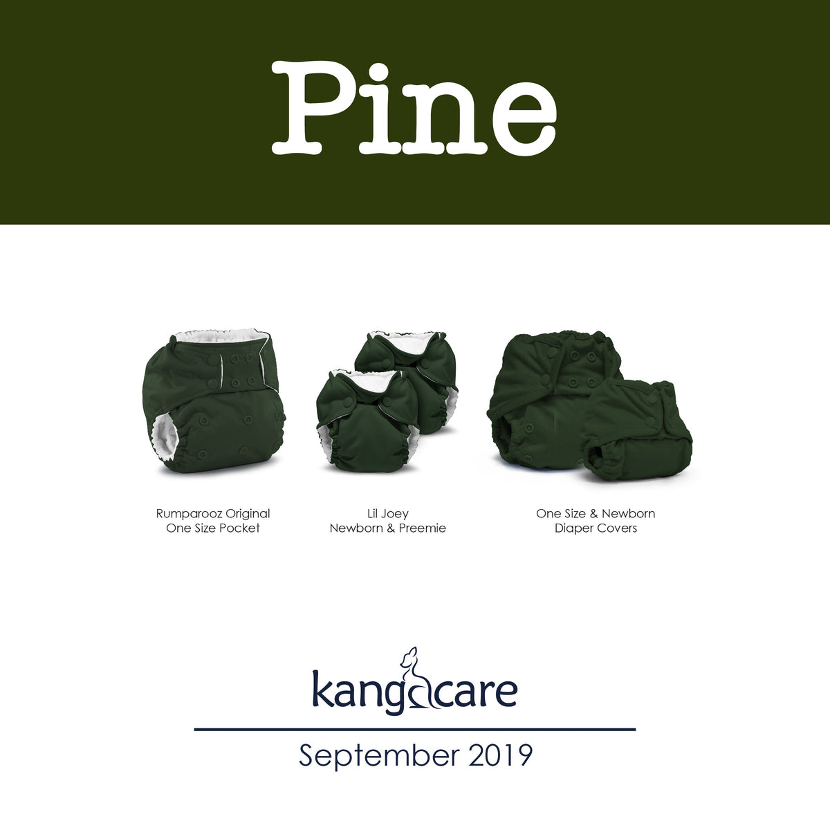 Kanga Care Rumparooz Newborn Cloth Diaper Covers - Pine