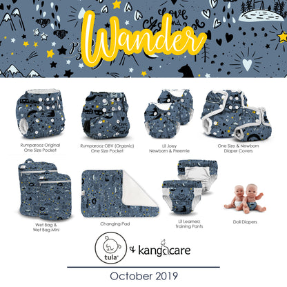 Kanga Care Rumparooz One Size Cloth Diaper Covers - Tula Wander