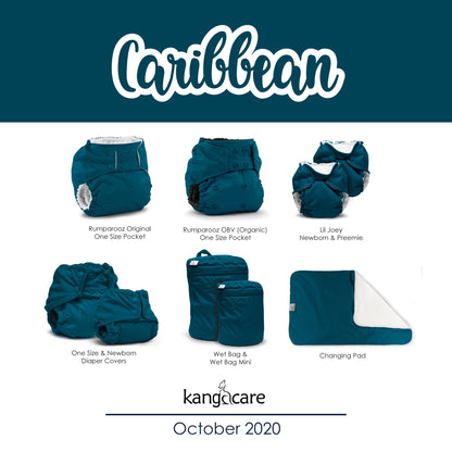 Kanga Care Rumparooz Newborn Cloth Diaper Covers - Caribbean