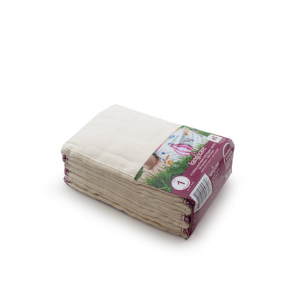 Kanga Care Bamboo Prefold Cloth Diapers (6-Pack) - Size 1: Newborn