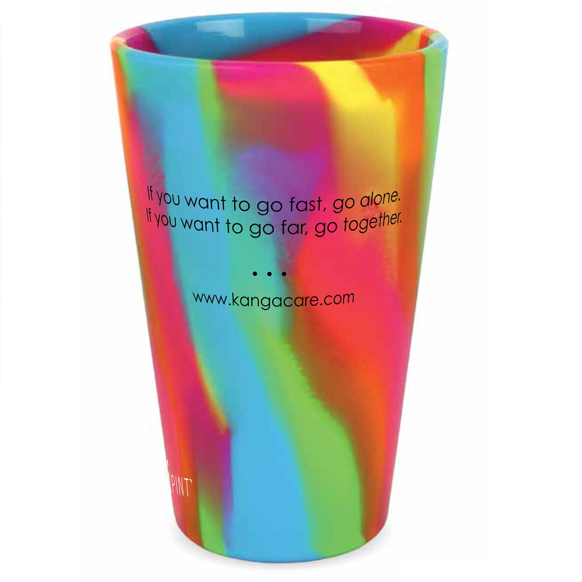 Kanga Care SiliPint - Family Tree - Rainbow Swirl