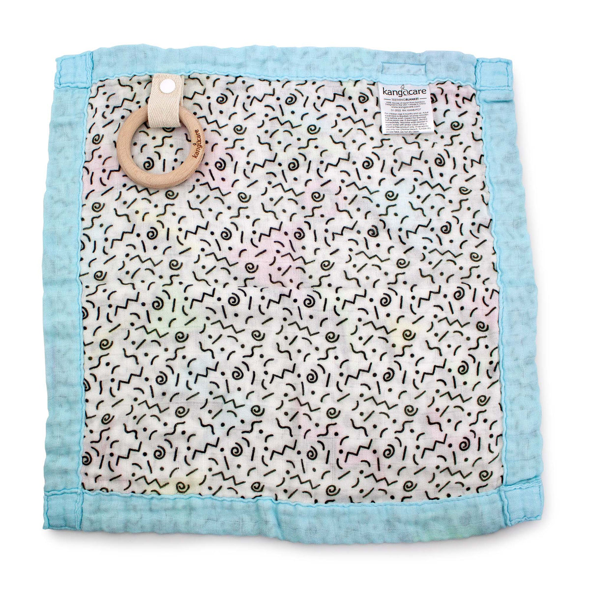 Kanga Care Reversible Teething Blanket Lovey - Radical