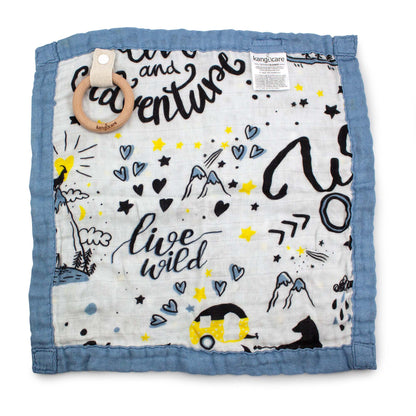 Kanga Care Reversible Teething Blanket Lovey - Wander