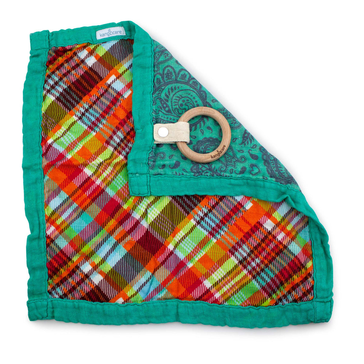 Kanga Care Reversible Teething Blanket Lovey - Quinn