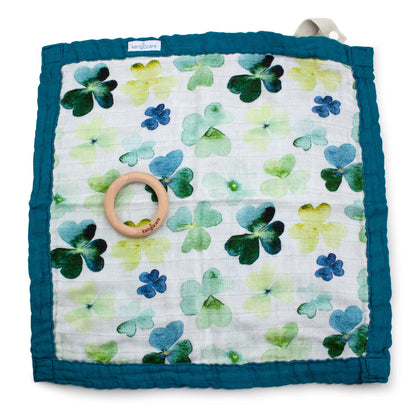 Kanga Care Reversible Teething Blanket Lovey - Clover