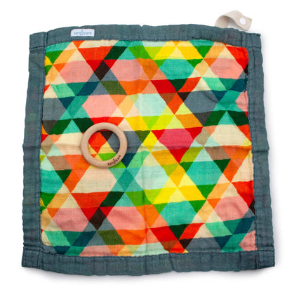 Kanga Care Reversible Teething Blanket Lovey - Finn