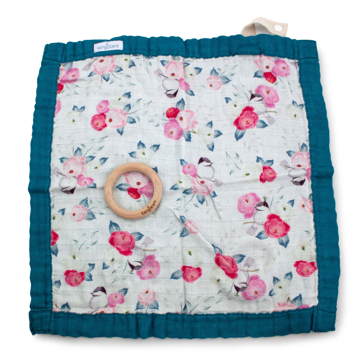 Kanga Care Reversible Teething Blanket Lovey - Lily