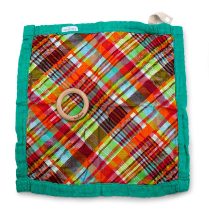 Kanga Care Reversible Teething Blanket Lovey - Quinn