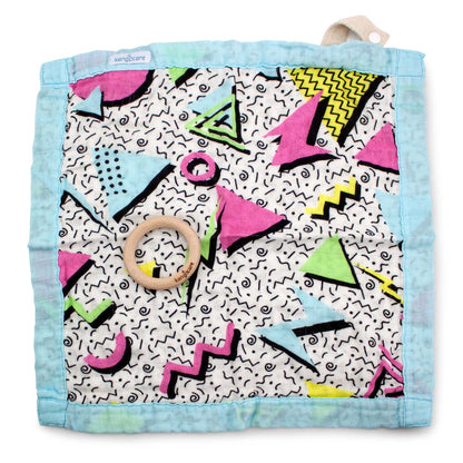 Kanga Care Reversible Teething Blanket Lovey - Radical