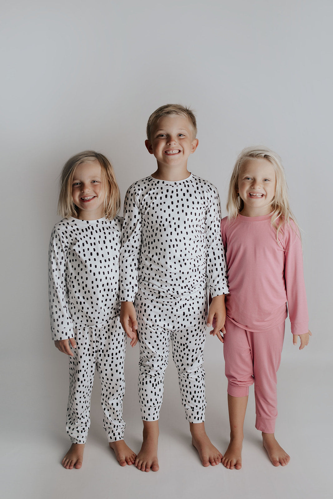 Three Little Tots Polka Dot Kids Pajamas