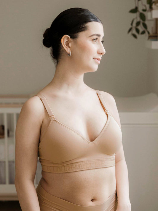 Kindred Bravely Signature Sublime Contour Maternity & Nursing Bra Beige