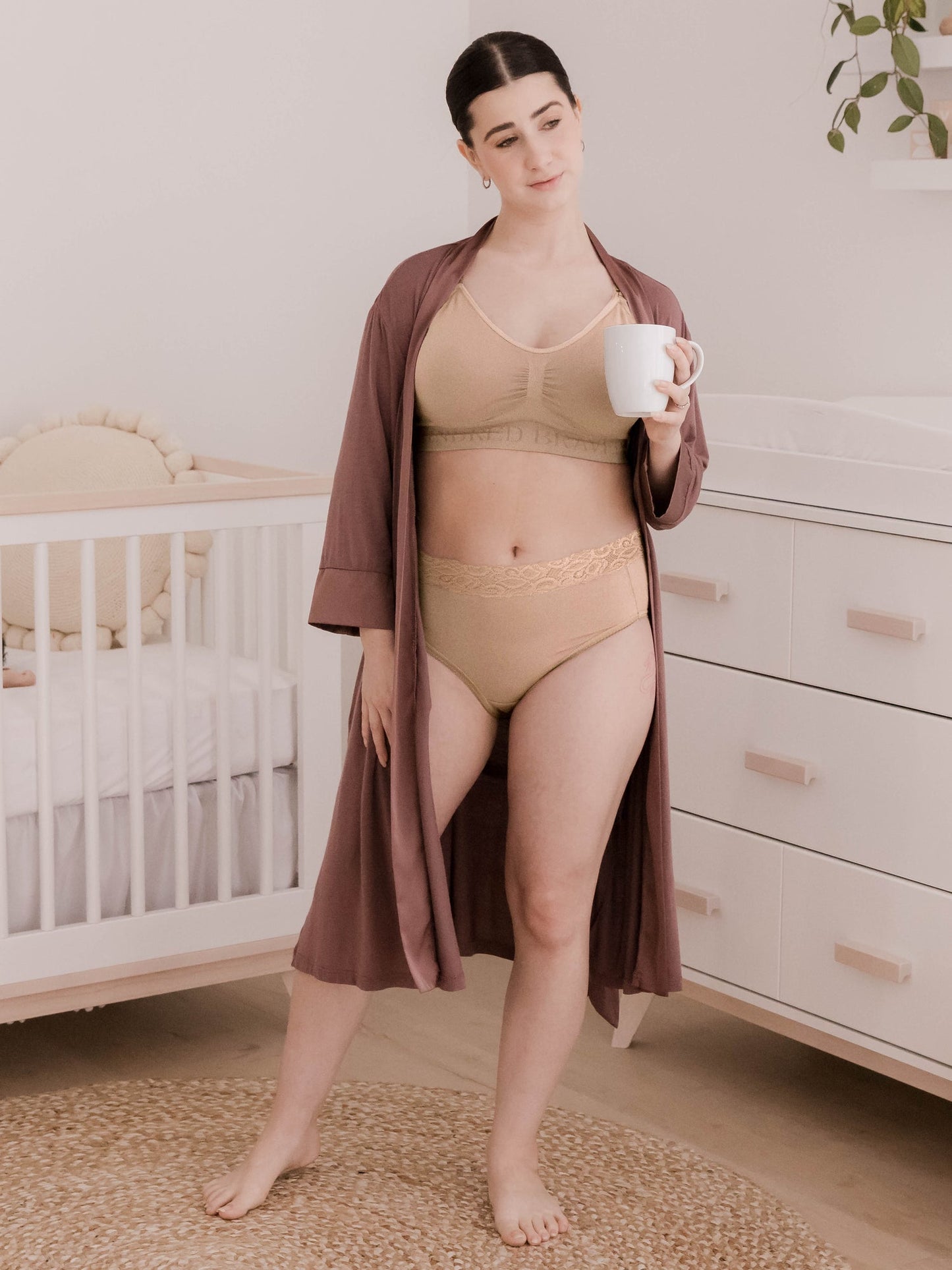 Kindred Bravely High-Waisted Postpartum Underwear Pack Assorted Neutrals