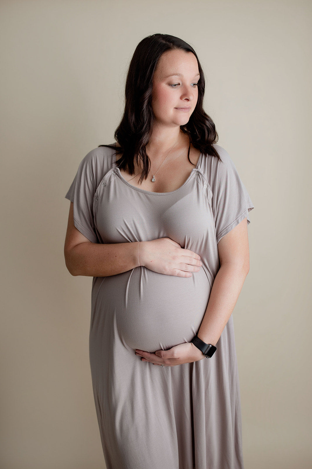 Three Little Tots Harbor Mist Labor and Delivery Nursing Hospital Gown