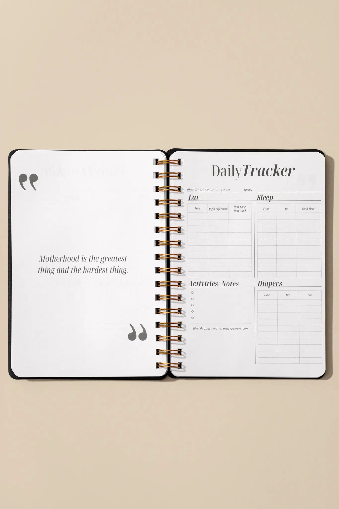 Le Lolo Postpartum Journal: Prompts for Mama + Daily Tracker for Baby