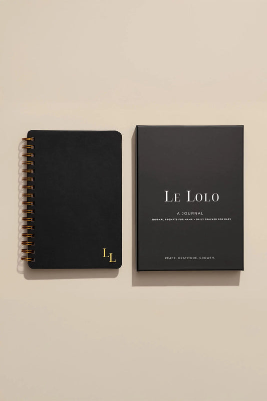Le Lolo Postpartum Journal: Prompts for Mama + Daily Tracker for Baby