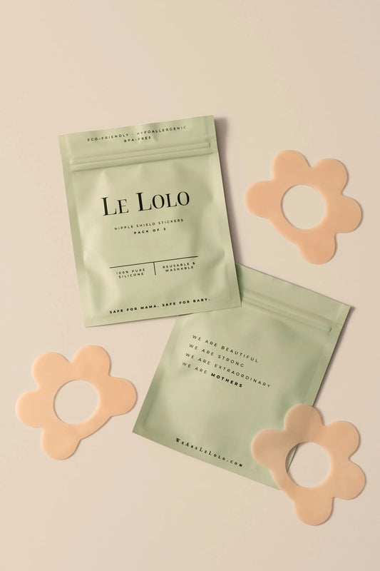 Le Lolo Nipple Shield Stickers