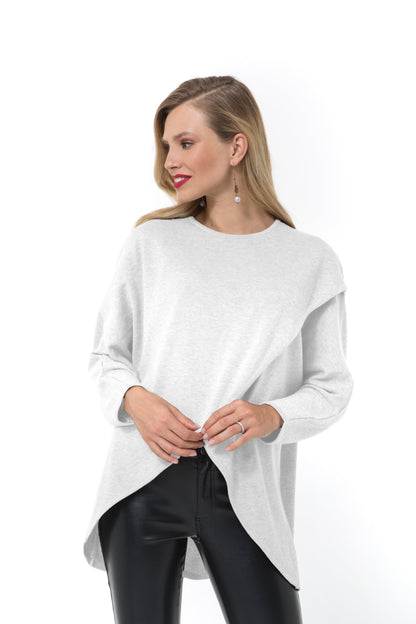 Accouchée Let Loose Crossover Long Sleeve Maternity/Nursing Knit Top