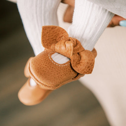 Freshly Picked Zion Knotted Bow Baby Shoe