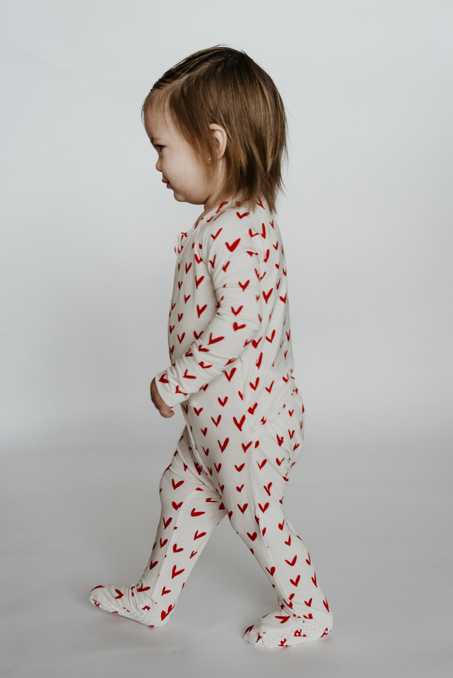 LURE Peek-a-Boo Baby Sleeper Heart Confetti