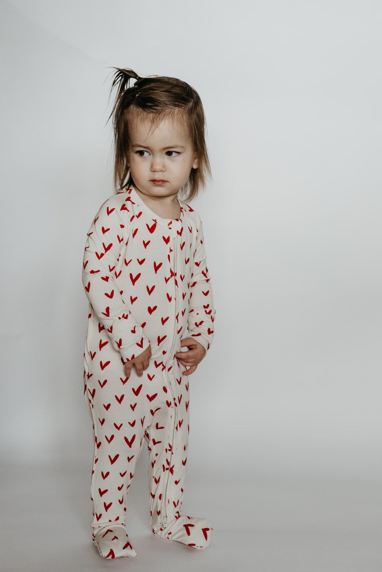 LURE Peek-a-Boo Baby Sleeper Heart Confetti