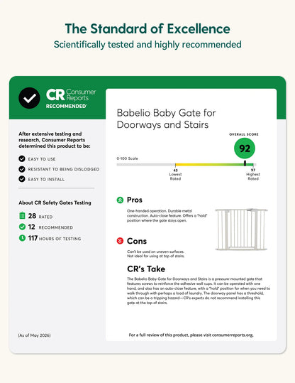Babelio PressGuard C5&P7 | Versatile Baby Safety Gate