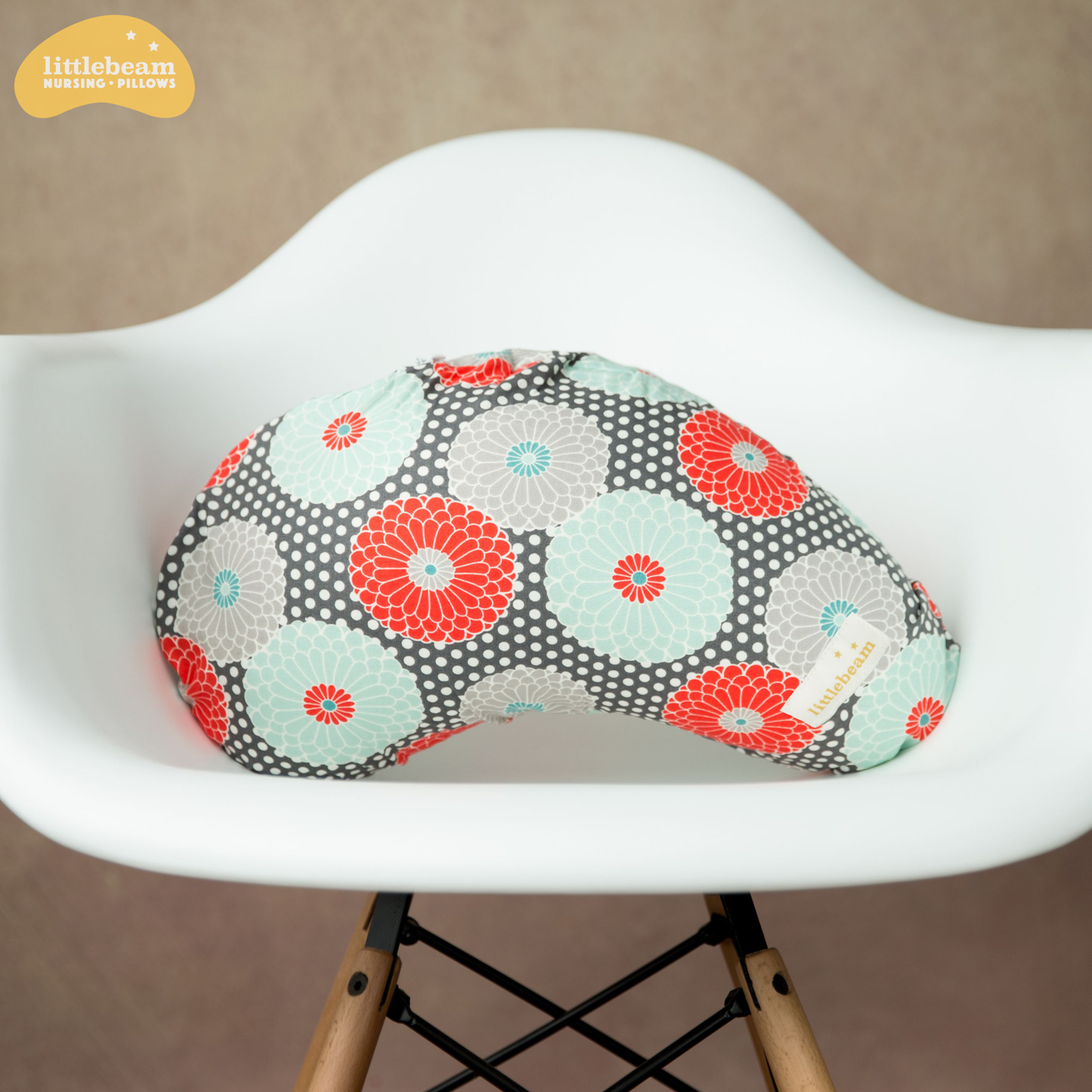 LittleBeam Nursing Pillow - Portable Memory Foam Breastfeeding Support & Comfort