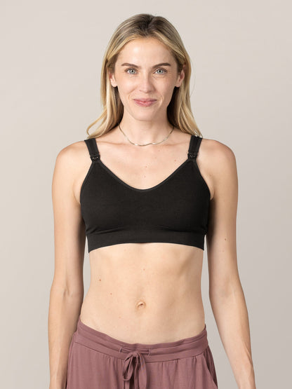 Kindred Bravely Mia Maternity & Nursing Lounge Bra Black