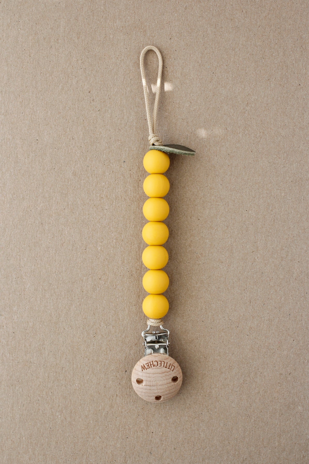 littleCHEW Pacifier Clip - Lemon