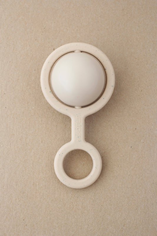 littleCHEW Rattle Toy - Ora | Beige