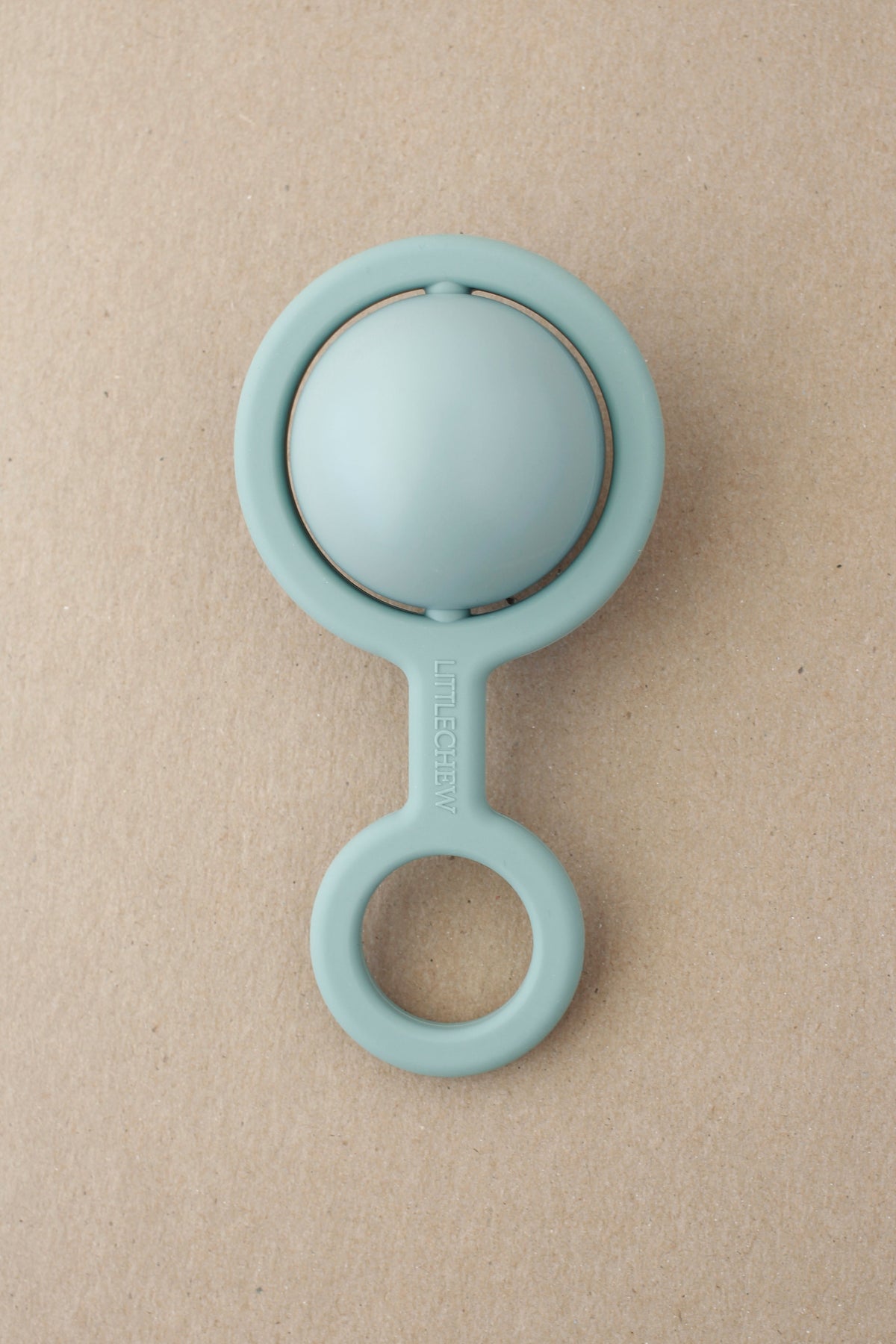 littleCHEW Rattle Toy - Ora | Iceberg Green