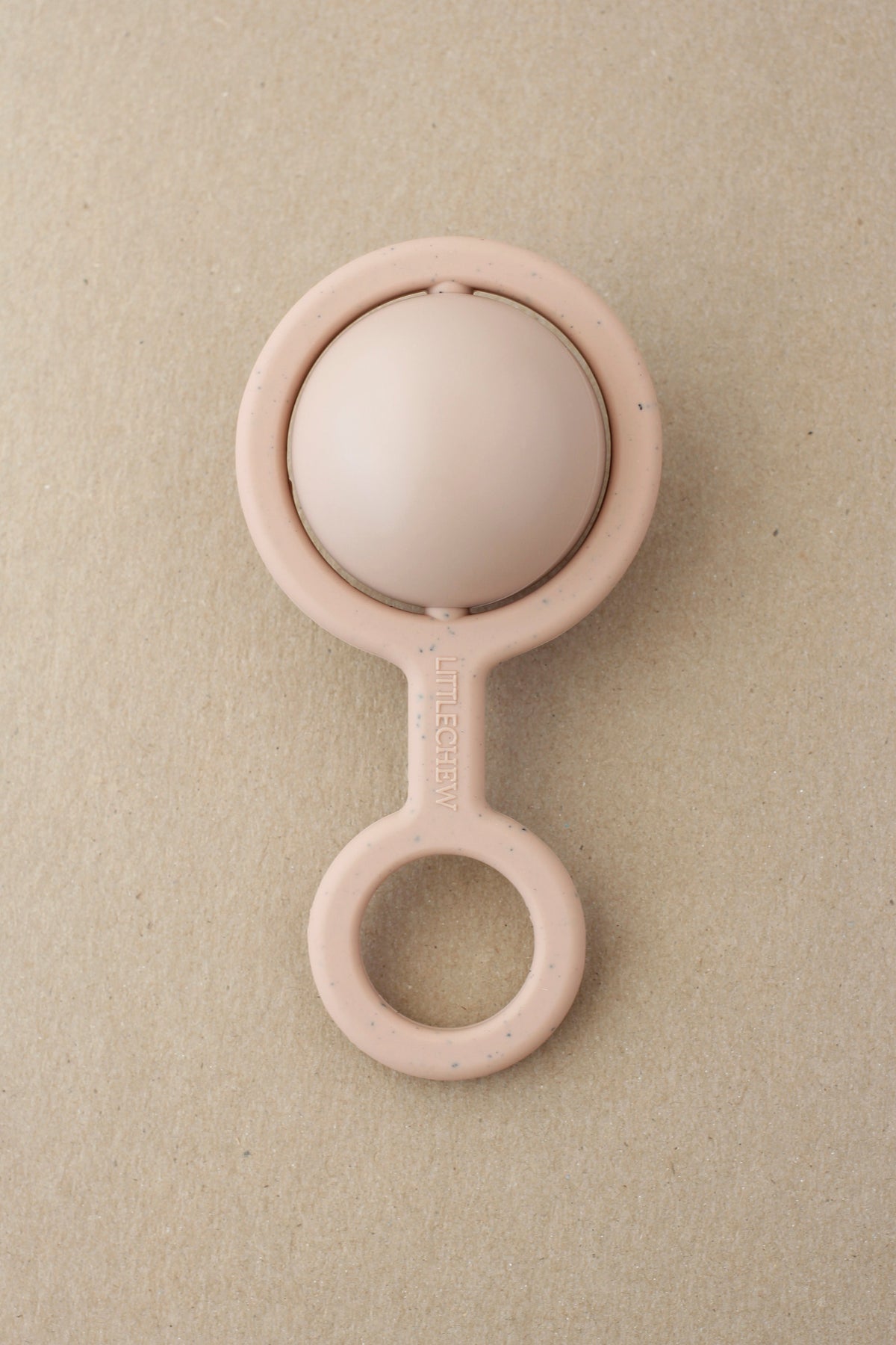 littleCHEW Rattle Toy - Ora | Peony