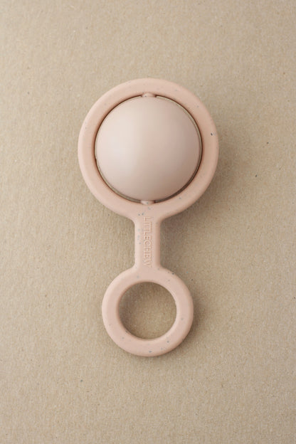 littleCHEW Rattle Toy - Ora | Peony