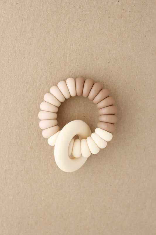 littleCHEW Ring Freezer Teether - Maple