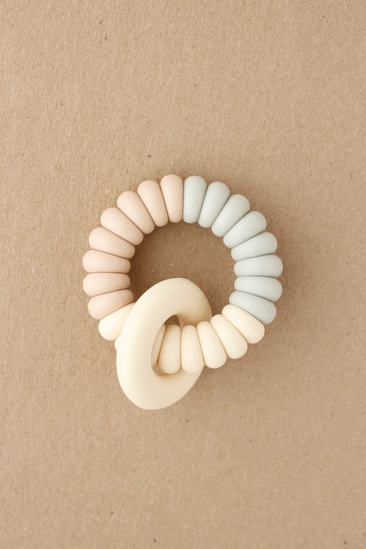 littleCHEW Ring Freezer Teether - Blush