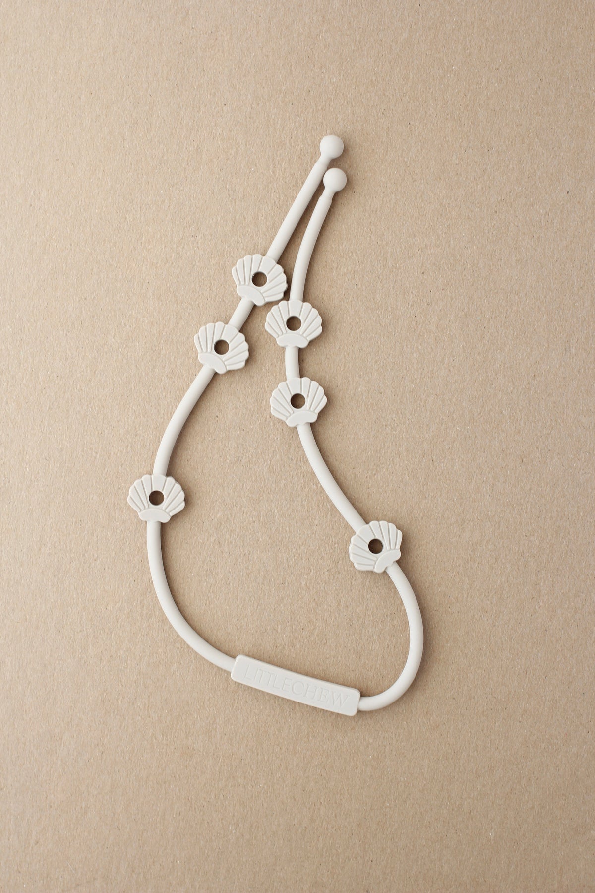 littleCHEW Silicone Shel Attachment - Sand