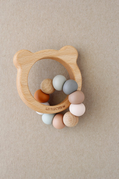 littleCHEW Teddy Teether - Juniper