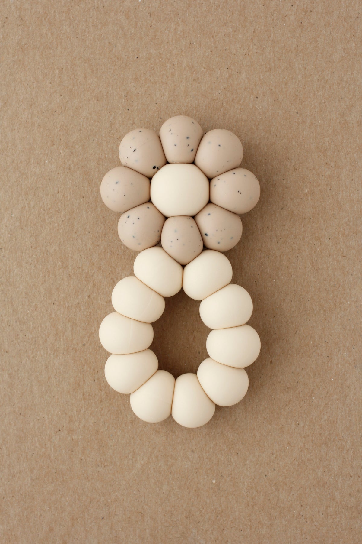 littleCHEW Freezer Teether - Chamomile | Speckled Vanilla