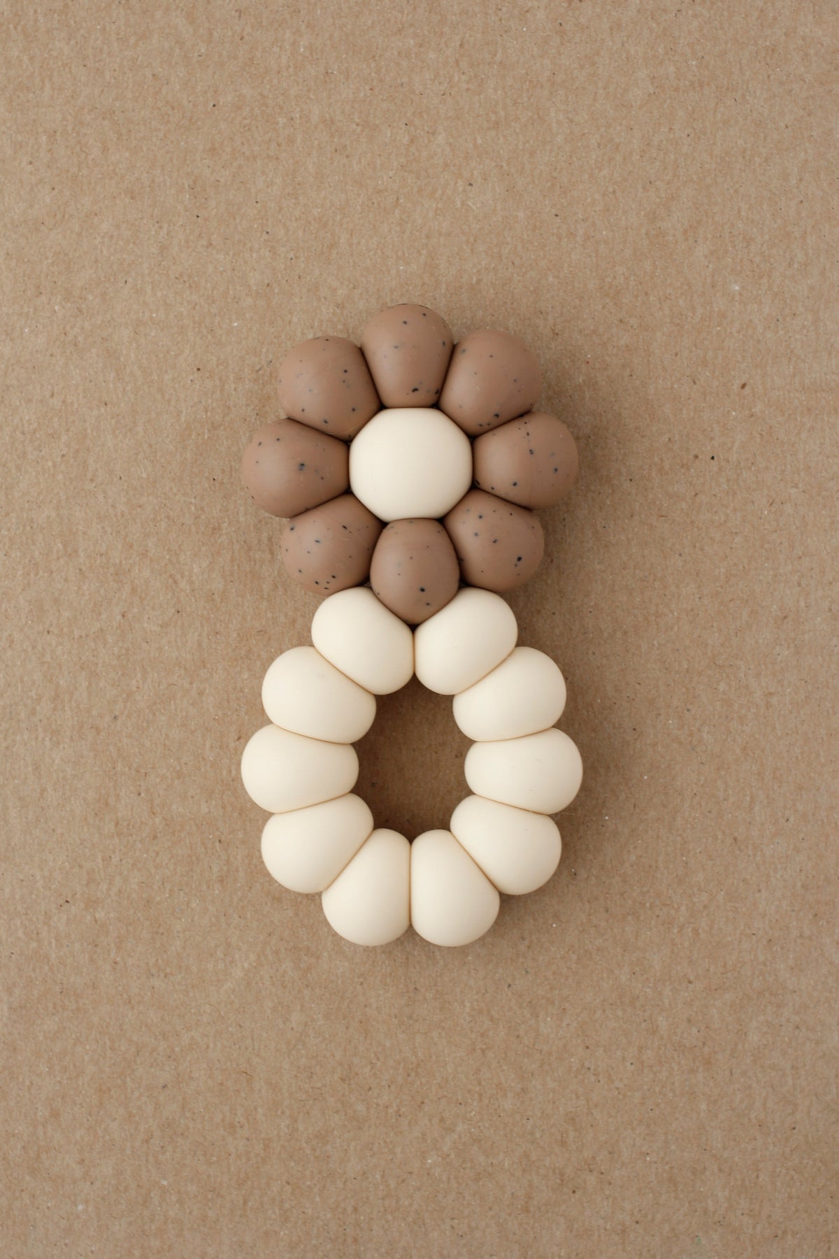littleCHEW Freezer Teether - Chamomile | Speckled Truffle