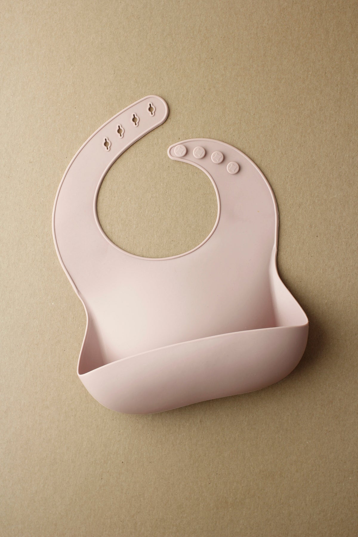 littleCHEW Silicone Baby Bib - Pale Mauve